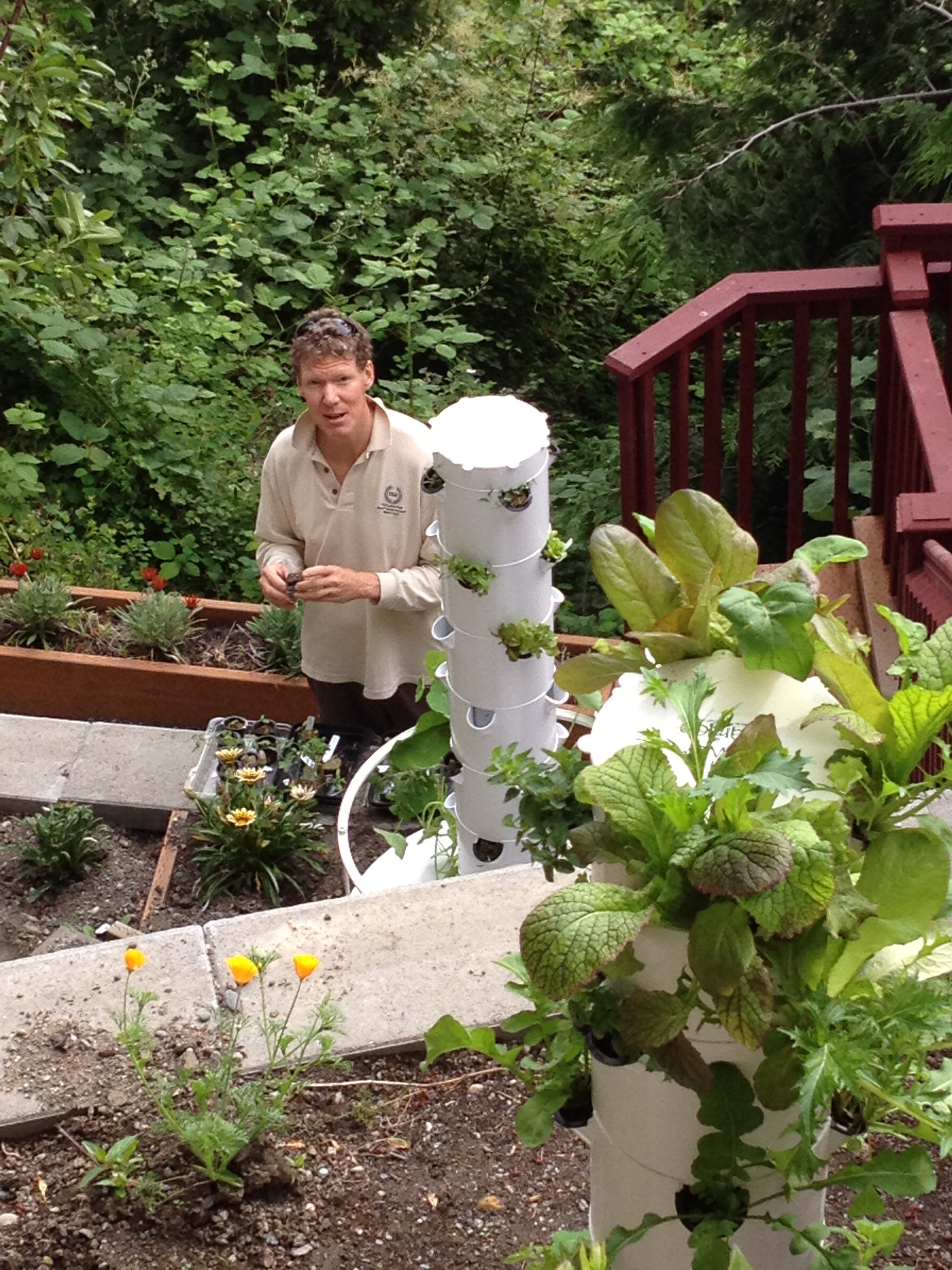 Life with our Tower Gardens Mitra and Doug talk about farming (part 1